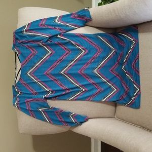 Long sleeve mini dress